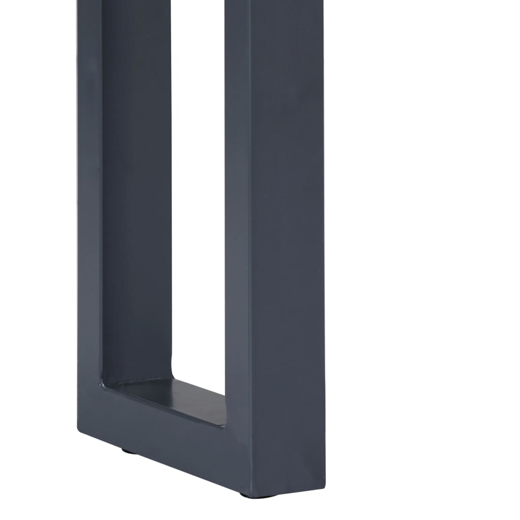 Konsolinis staliukas DYLAN I, akacijos medienos, pilkas