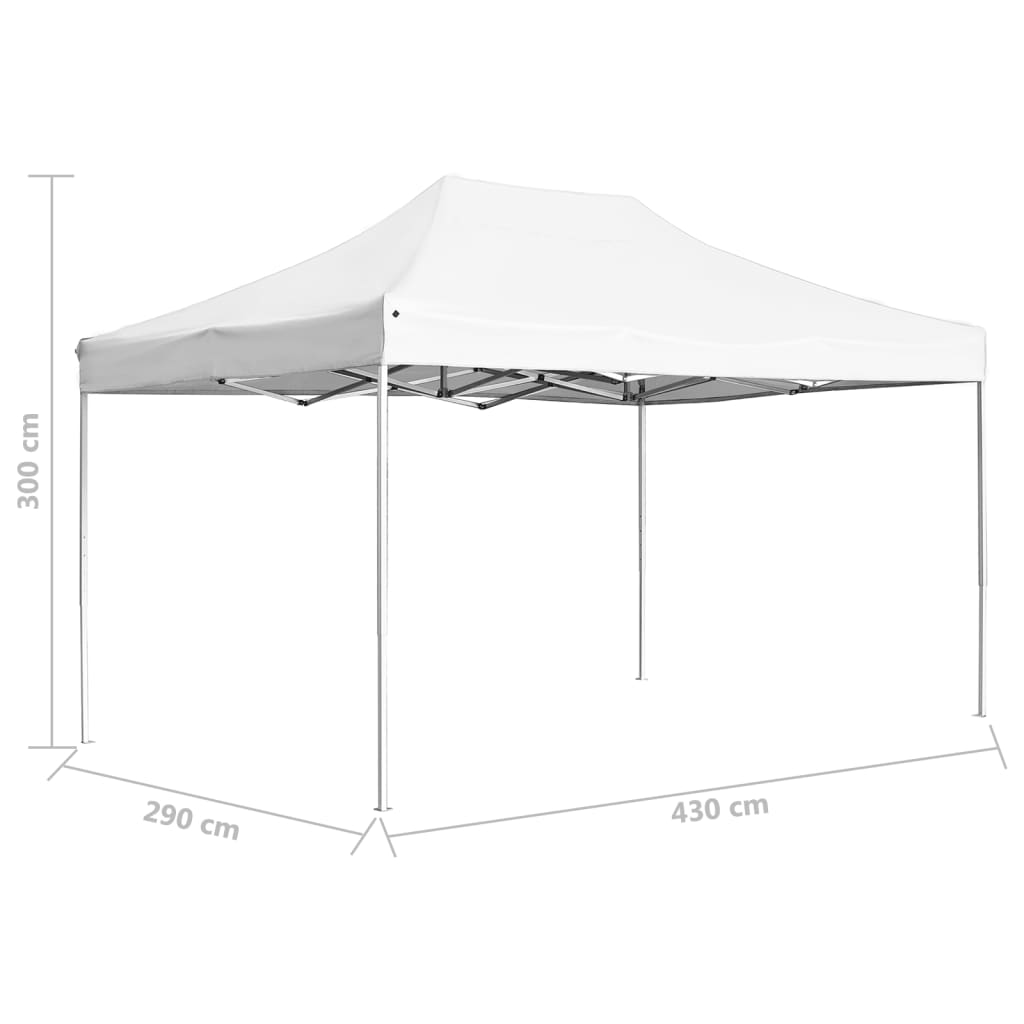 Proginė palapinė TITAN, balta, 4,5x3m