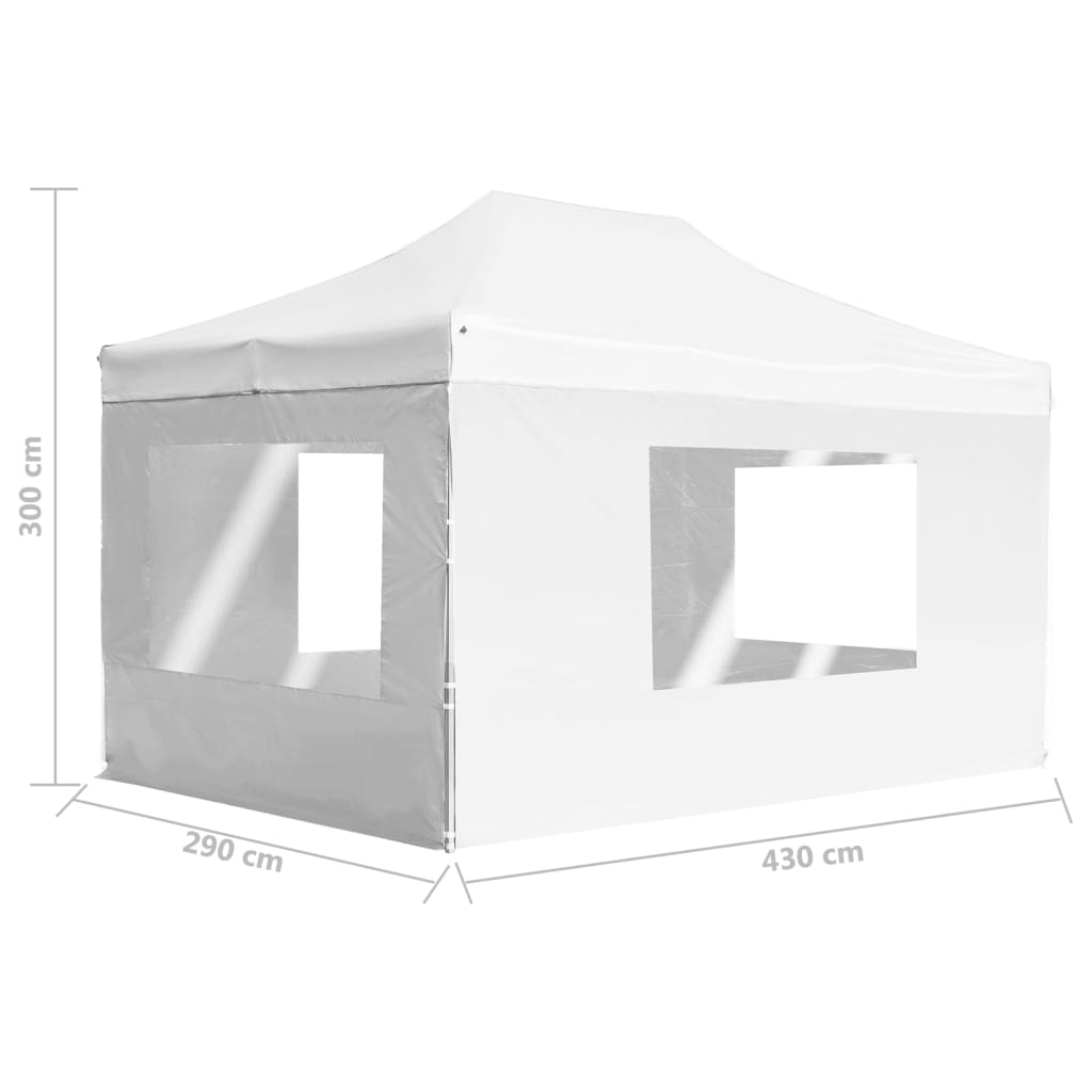 Išskleidžiama palapinė TITAN, balta, 4,5x3m