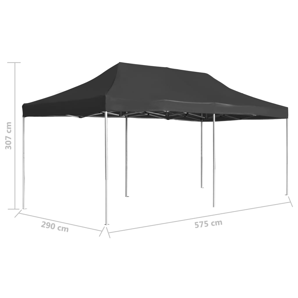 Gazebo TITAN, anthracite, 6x3m