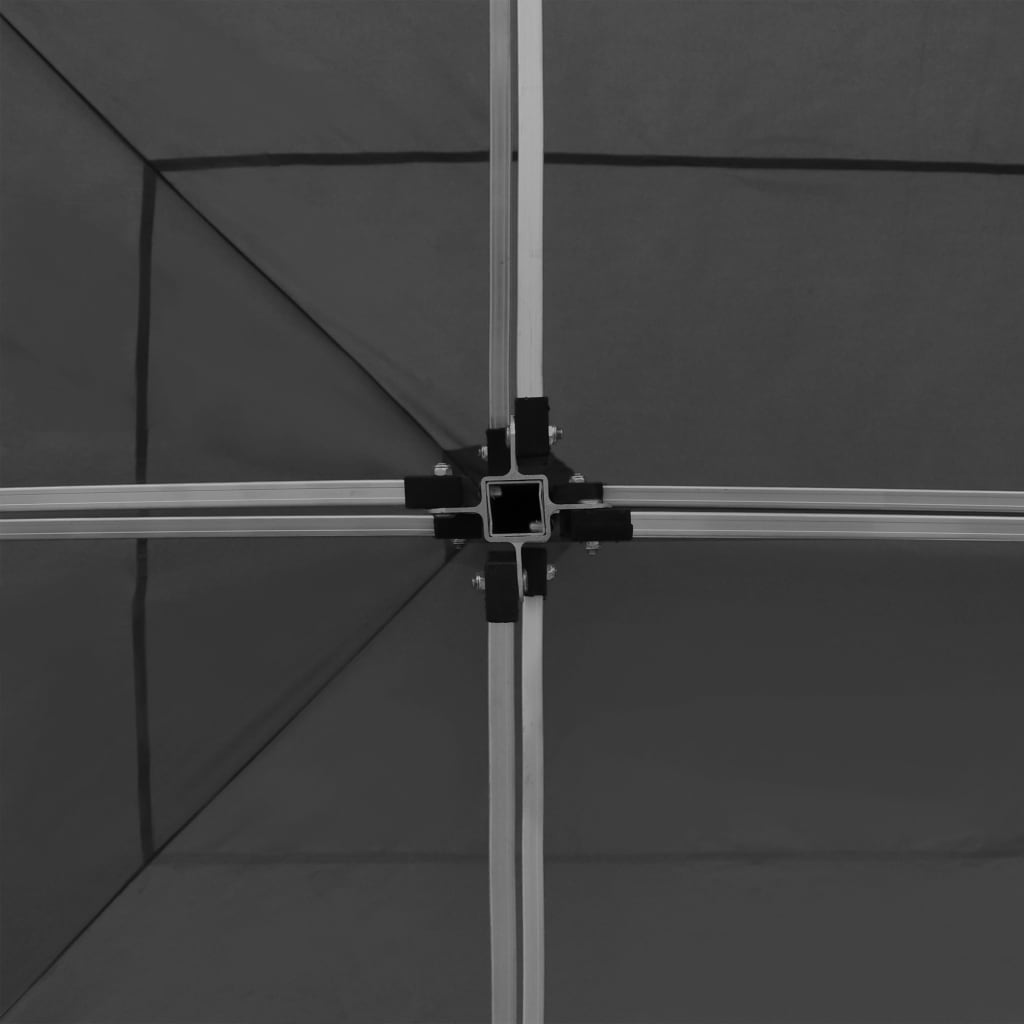 Prof. išskleidž. proginė palapinė su sien., antracito sp., 6x3m