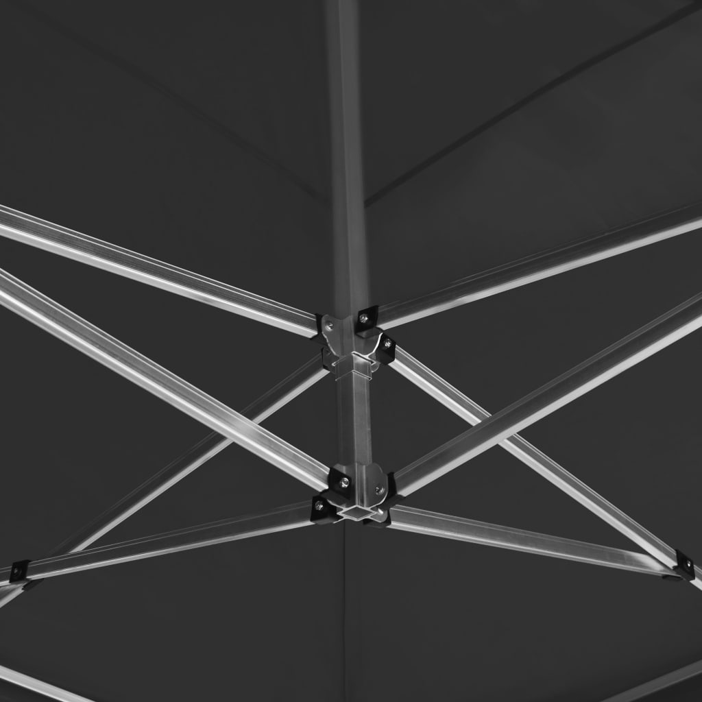 Prof. išskleidž. proginė palapinė su sien., antracito sp., 6x3m