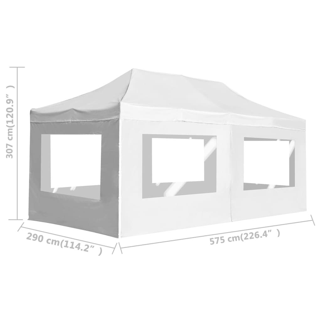 Pasākumu telts TITAN, balta, 6x3m