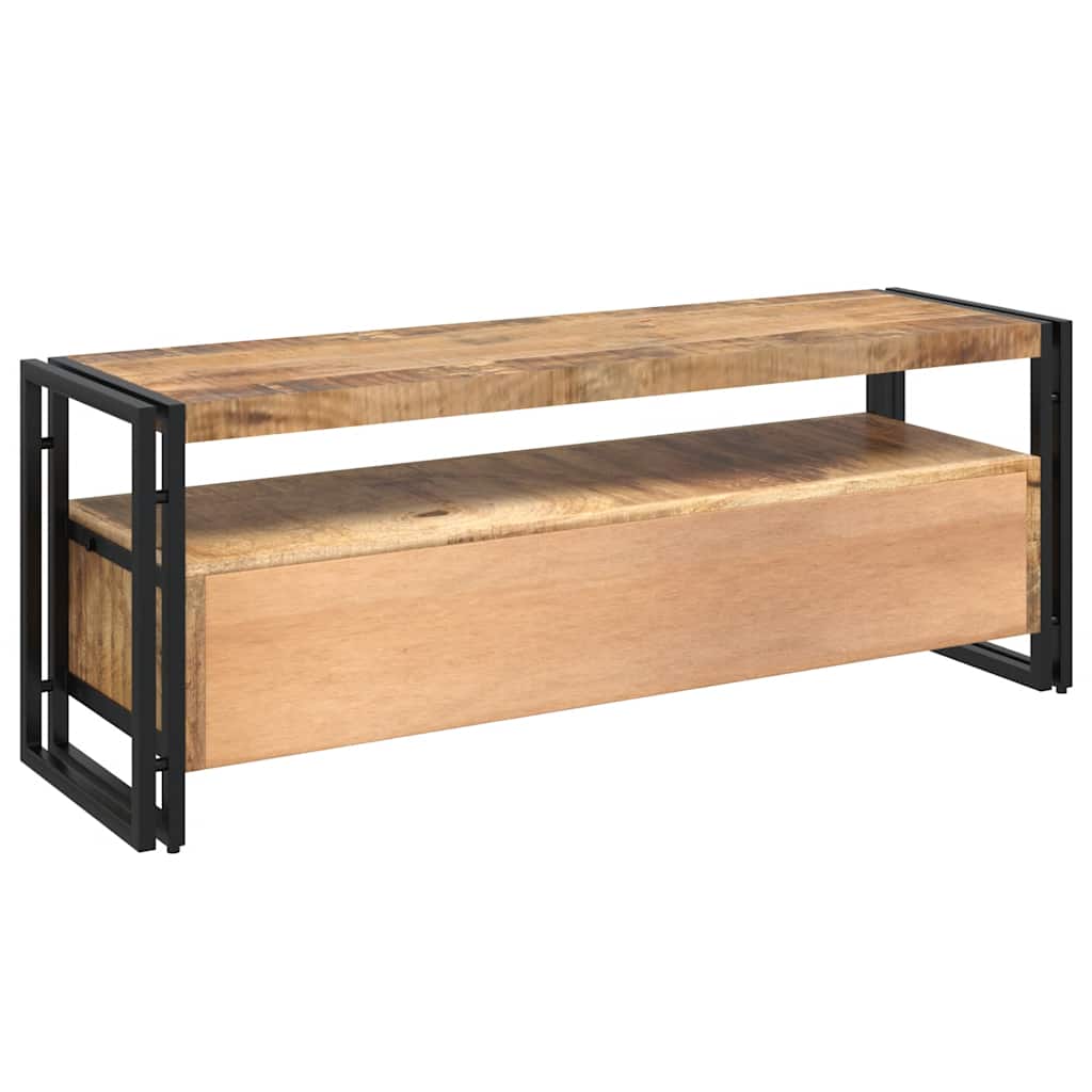 TV cabinet, 120x35x45cm, solid mango wood