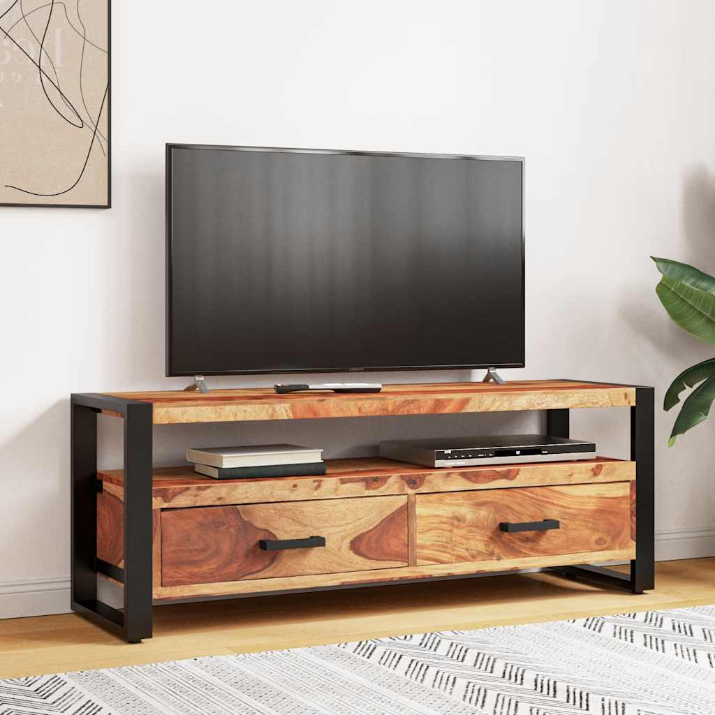TV skapītis, 120x35x45cm, sarkankoka masīvkoks