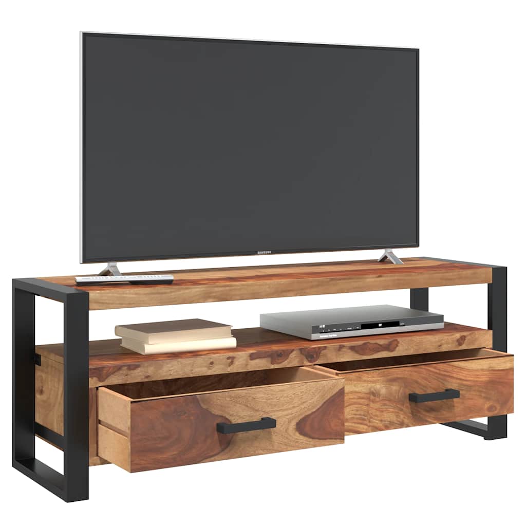 TV skapītis, 120x35x45cm, sarkankoka masīvkoks