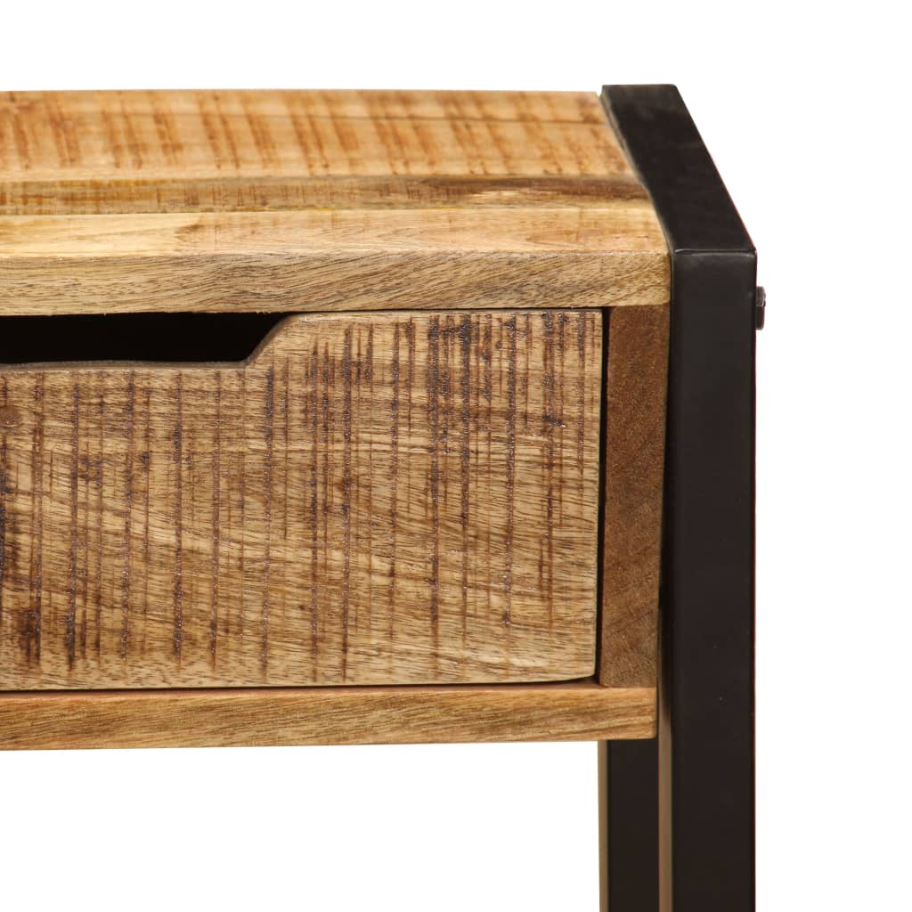 Sānu skapītis ar 3 atvilktnēm, 110x35x75cm, mango masīvkoks