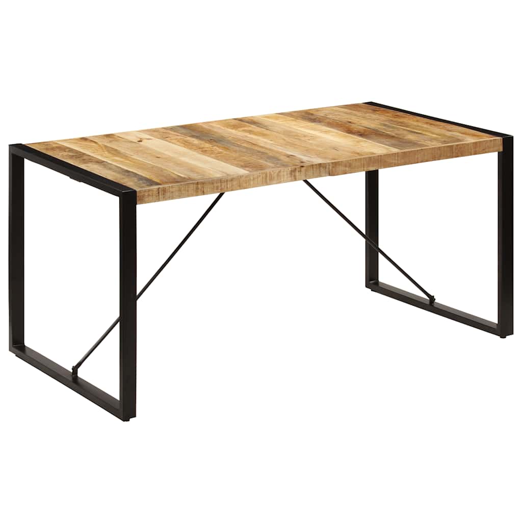 Dining table, 160x80x75cm, solid mango wood