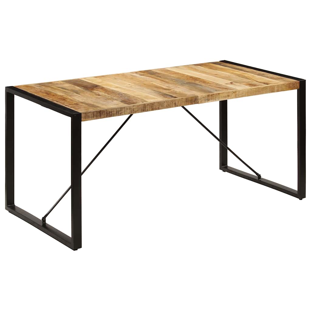 Dining table, 160x80x75cm, solid mango wood