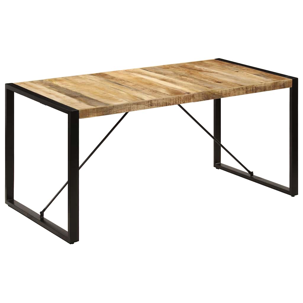Dining table, 160x80x75cm, solid mango wood