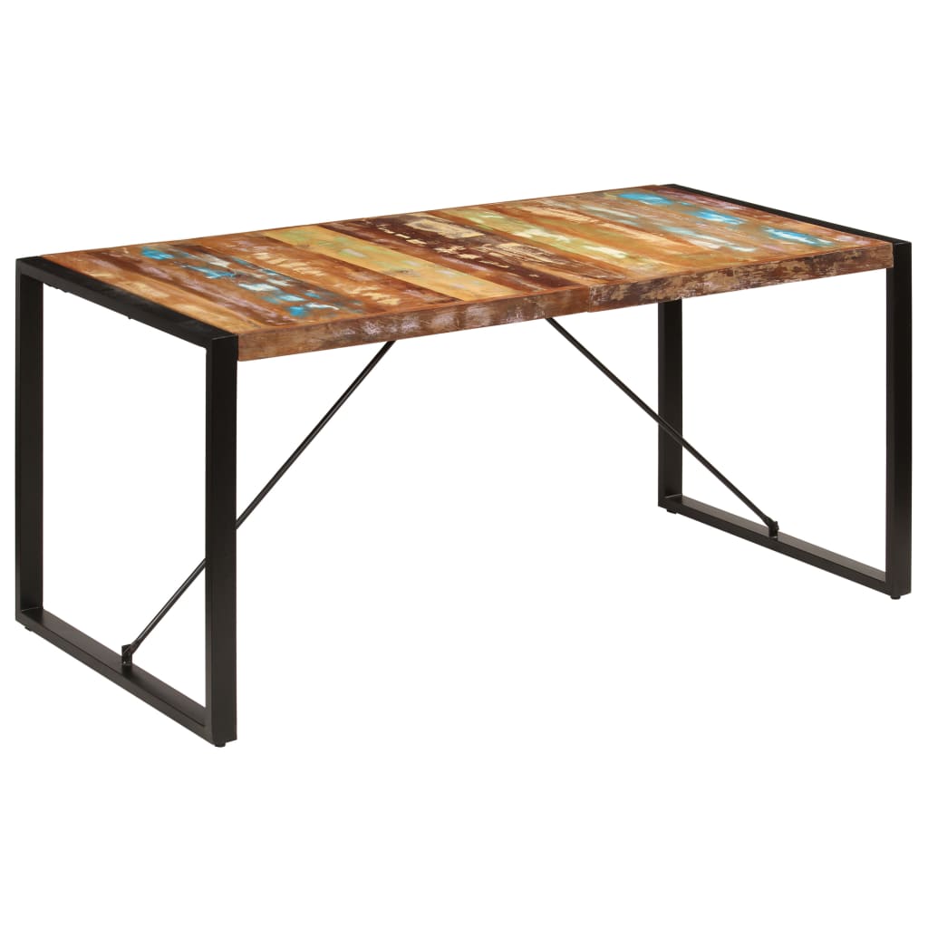 Ēdamgalds, 160x80x75cm, reciklēta masīvkoka