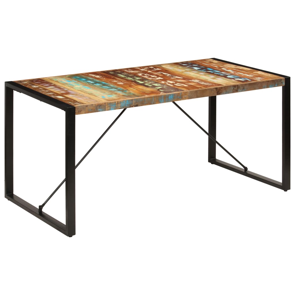 Ēdamgalds, 160x80x75cm, reciklēta masīvkoka