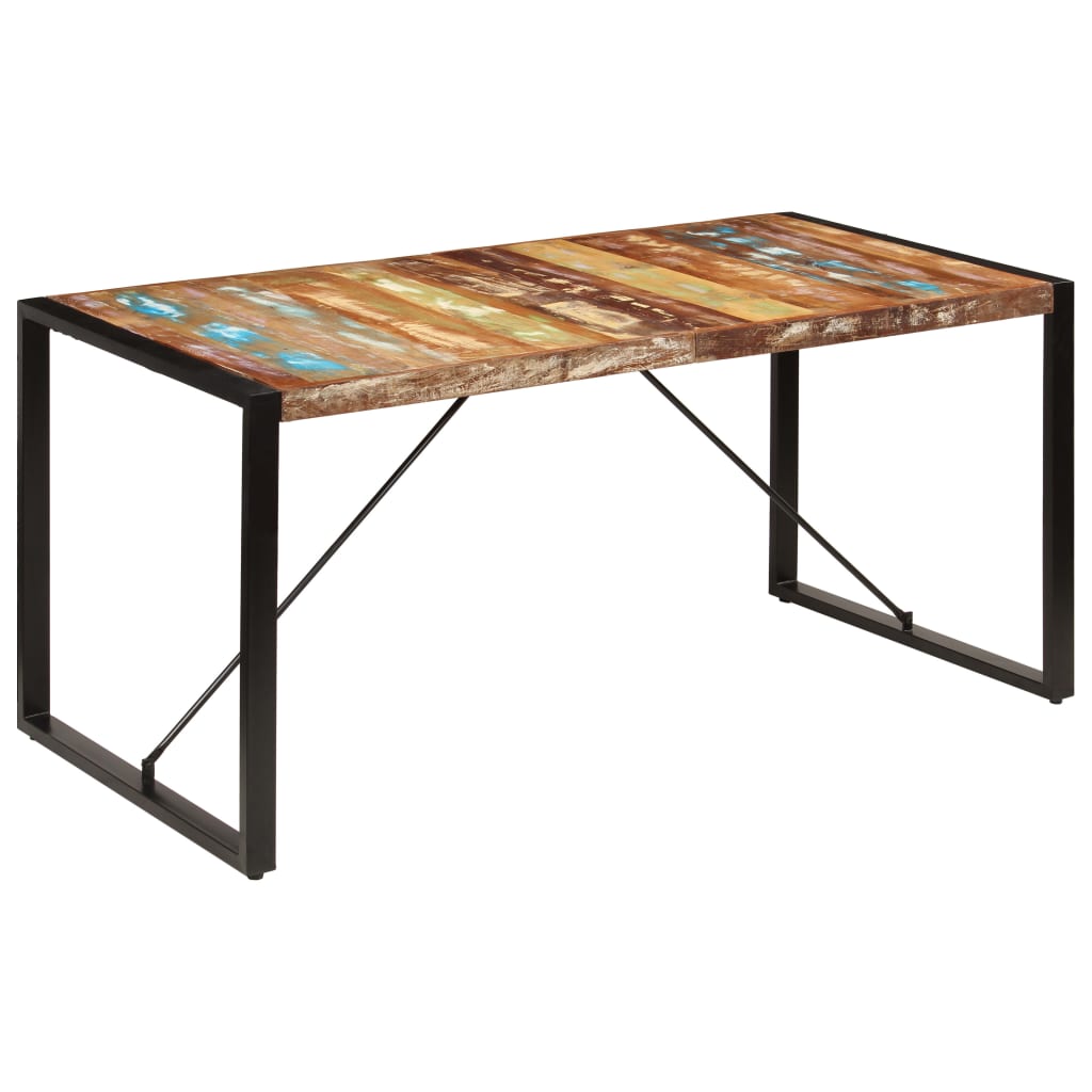 Ēdamgalds, 160x80x75cm, reciklēta masīvkoka