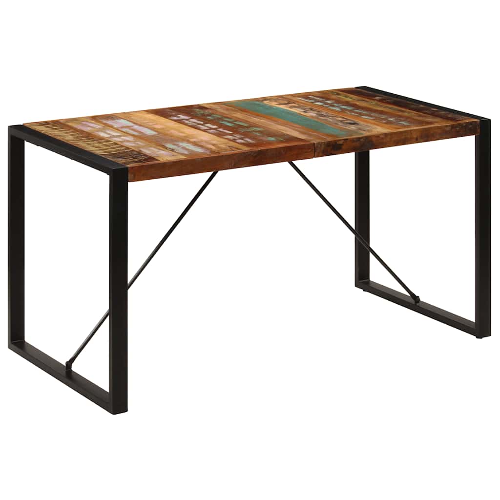 Valgomojo stalas, 140x70x75cm, perdirbtos medienos masyvas