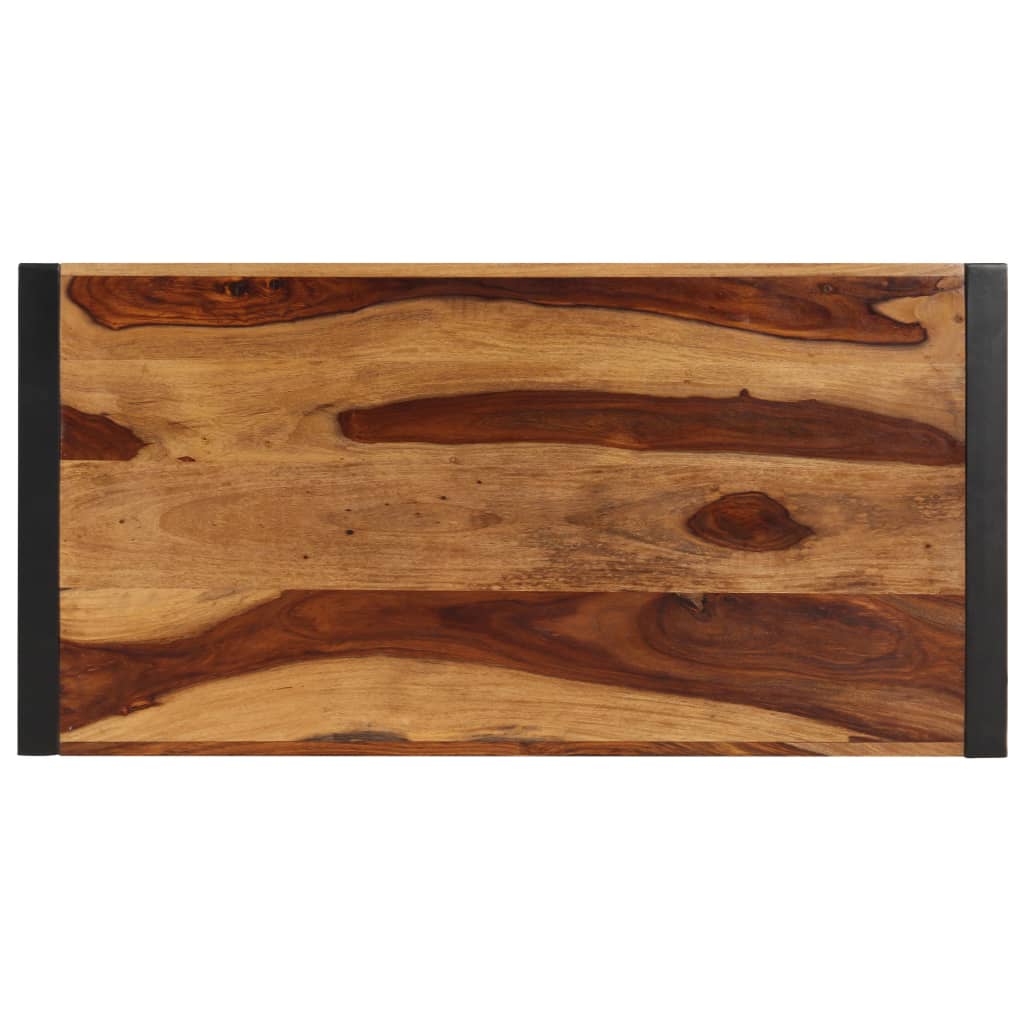 Dining table, 120x60x76 cm, pinkish acacia solid wood