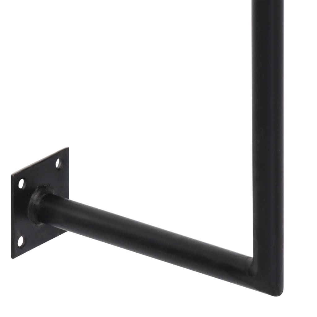 Wall-mounted desk, 90x40x170 cm, solid acacia wood