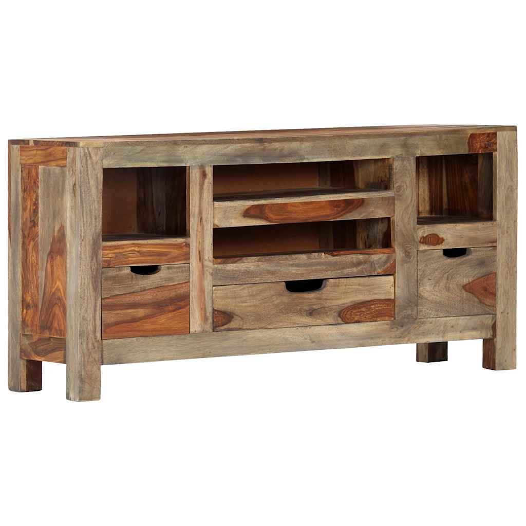 Sideboard, grey, 100x30x50cm, solid rosewood
