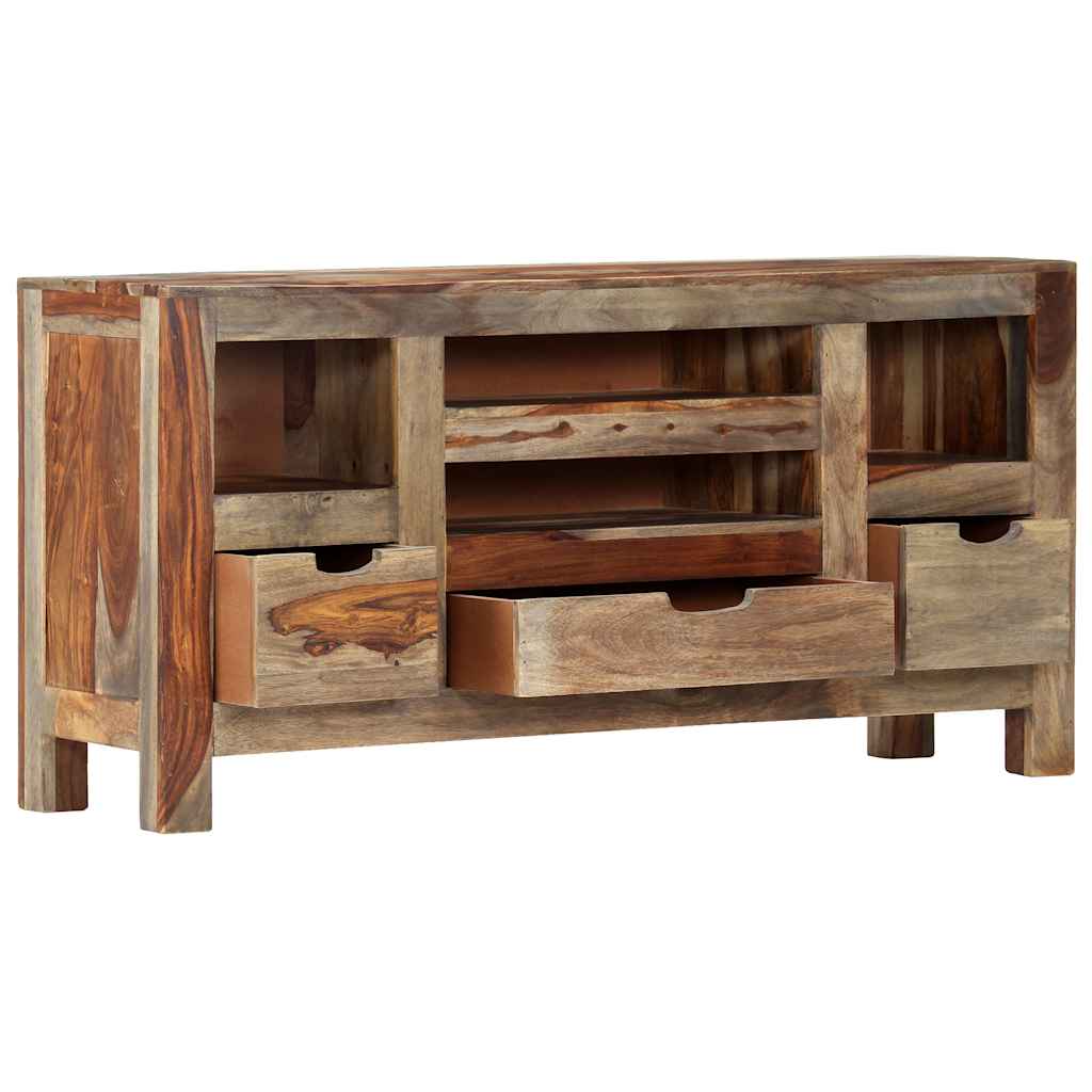 Sideboard, grey, 100x30x50cm, solid rosewood