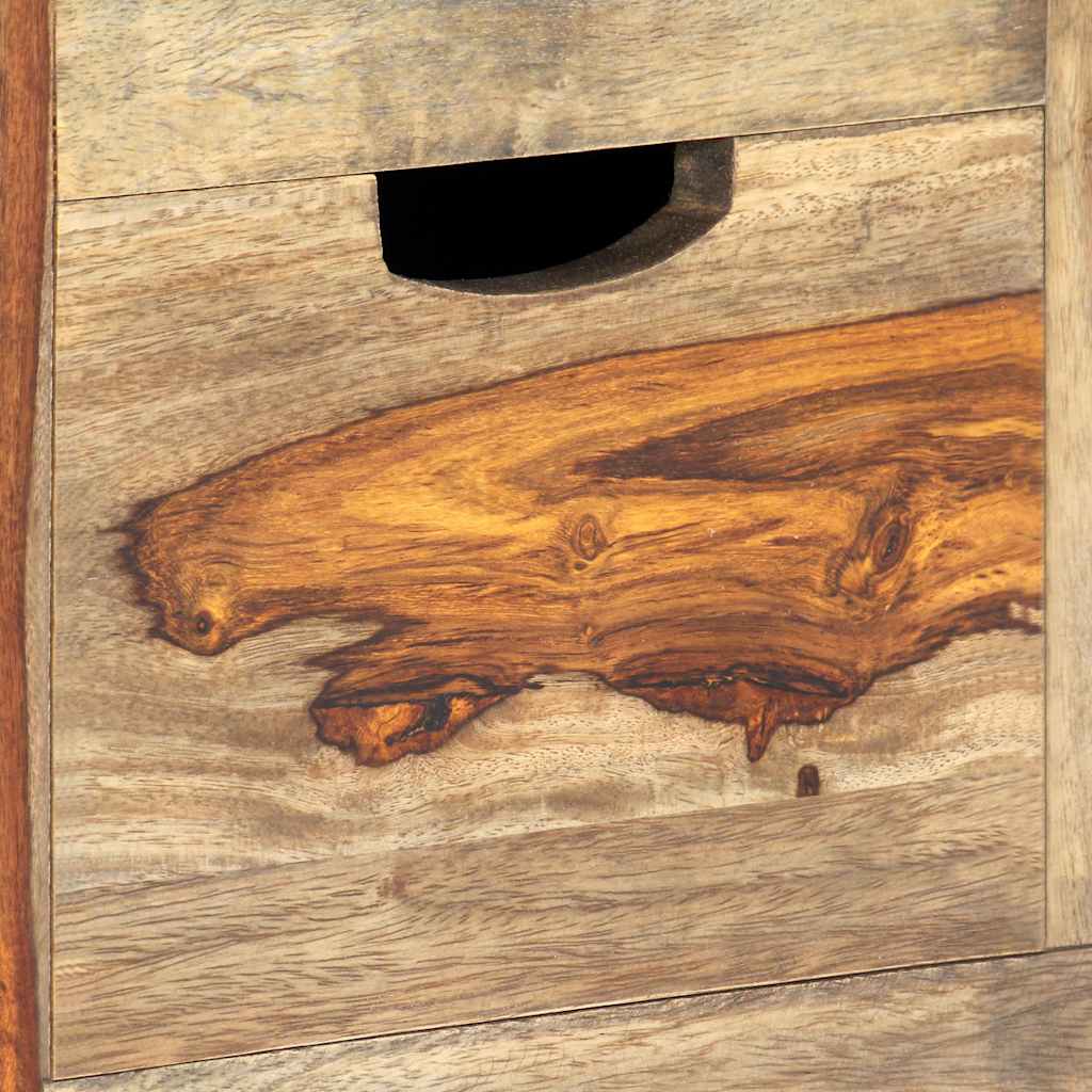 Sideboard, grey, 100x30x50cm, solid rosewood