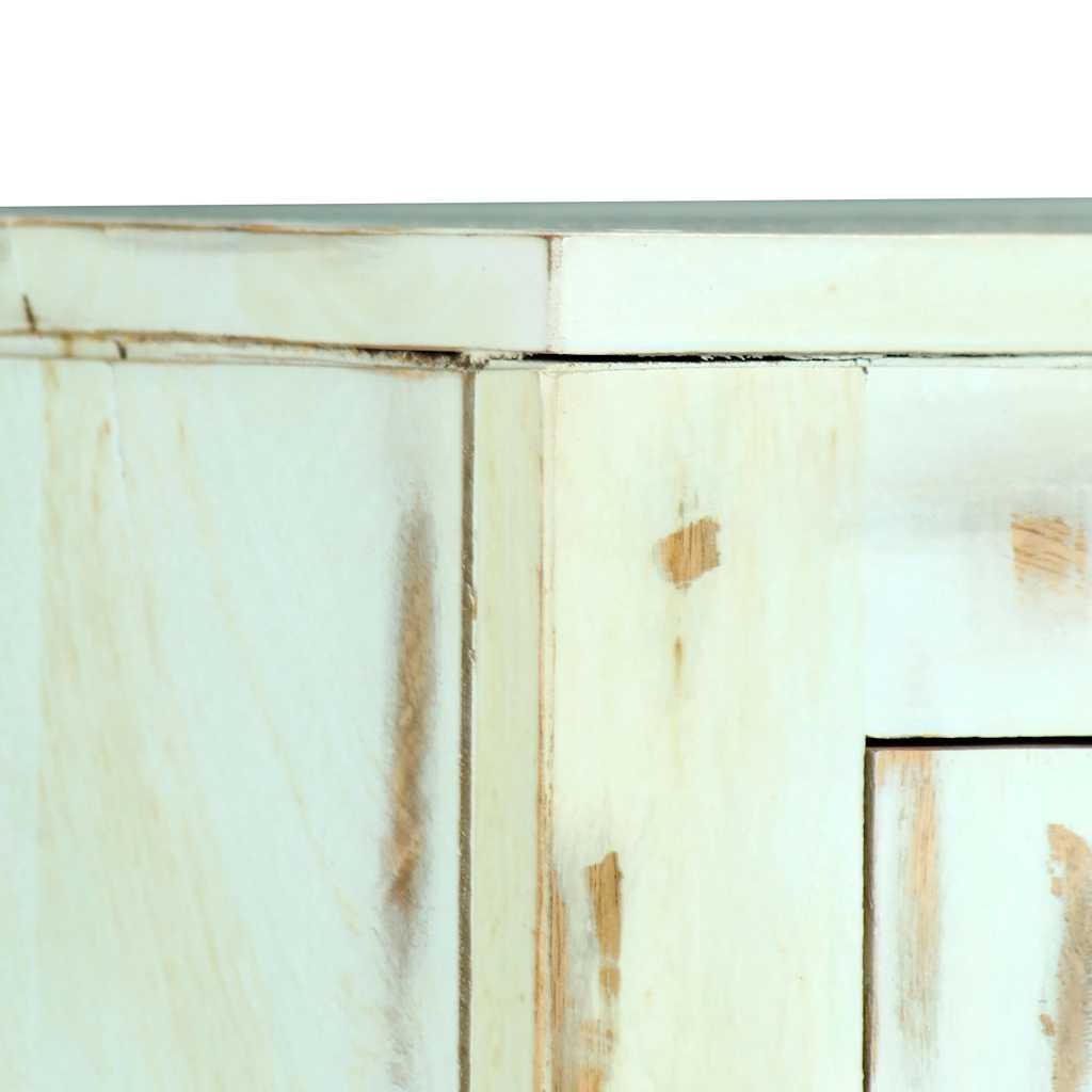 Sideboard, light blue, 110x35x70cm, solid mango wood.