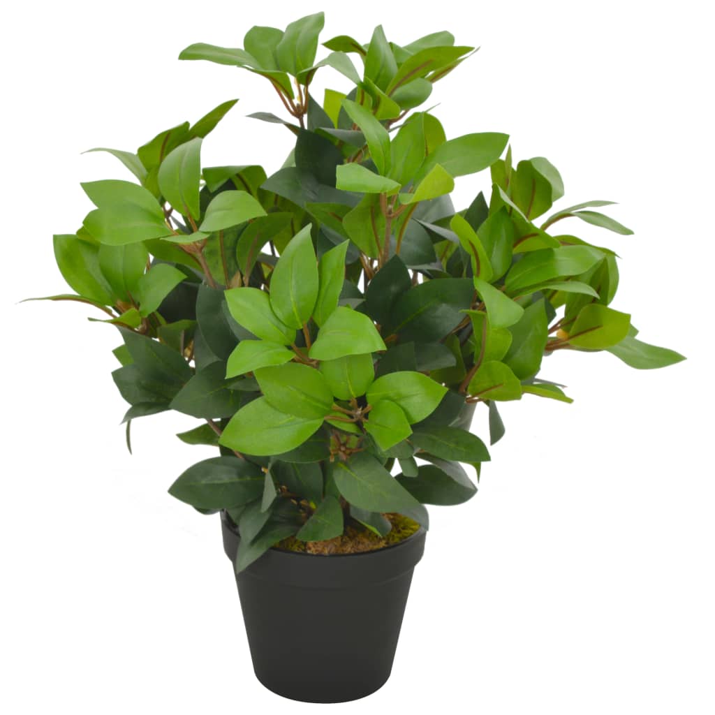 Mākslīgais lauru koks podā, zaļā krāsā, 40cm