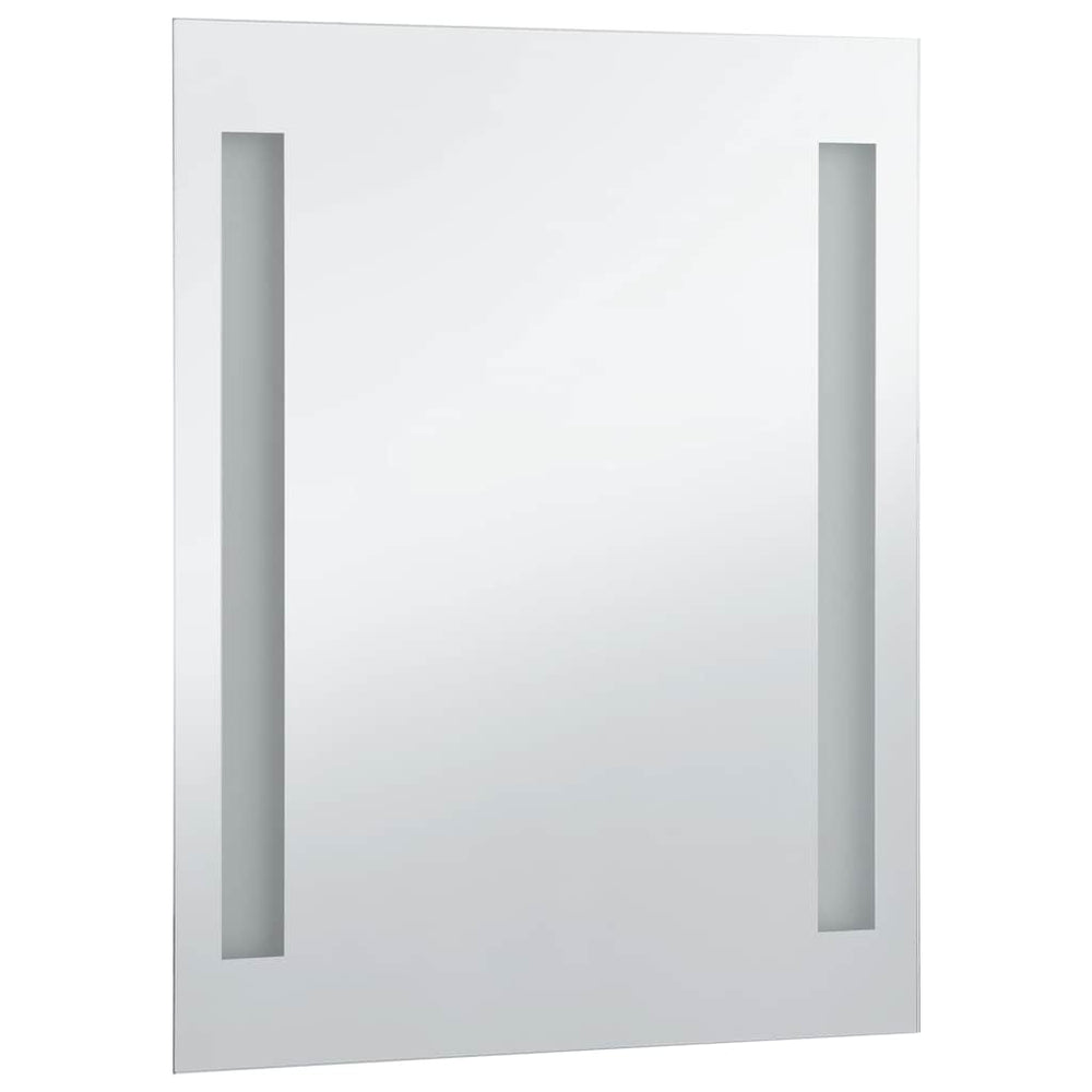 Sieninis vonios kambario veidrodis su LED, 60x80cm