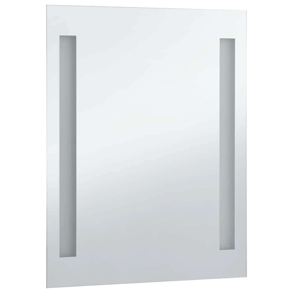 Sieninis vonios kambario veidrodis su LED, 60x80cm
