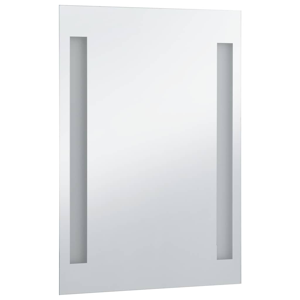 Sieninis vonios kambario veidrodis su LED, 60x100cm