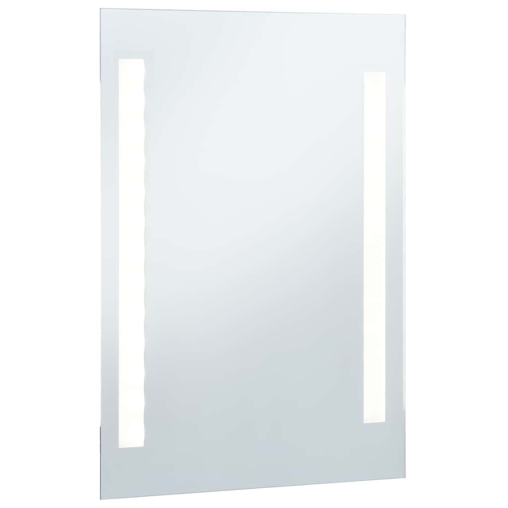 Sieninis vonios kambario veidrodis su LED, 60x100cm