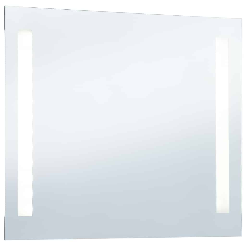 Sieninis vonios kambario veidrodis su LED, 100x60cm