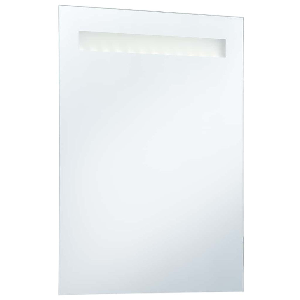 Sieninis vonios kambario veidrodis su LED, 60x80cm