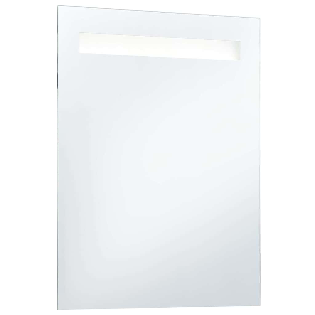 Wall-mounted bathroom mirror with LED, 60x80cm