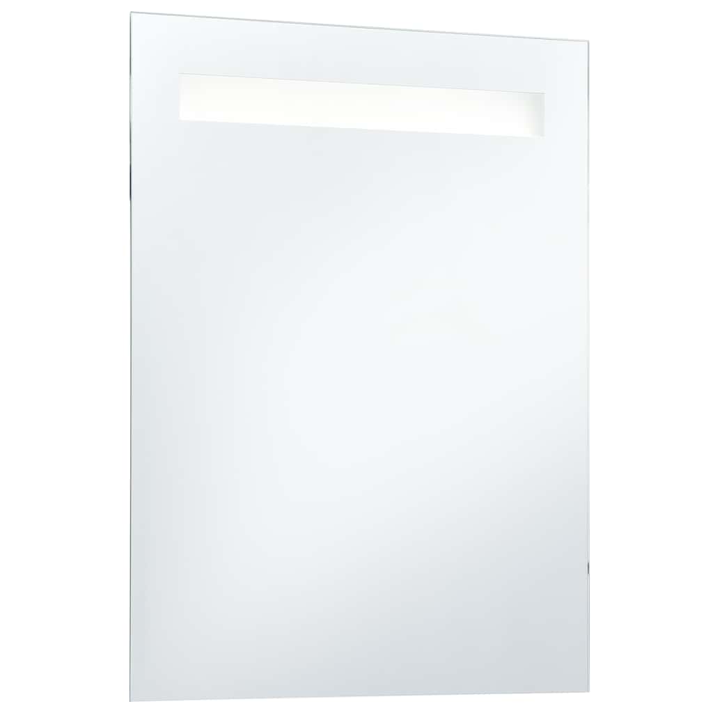 Sieninis vonios kambario veidrodis su LED, 60x80cm