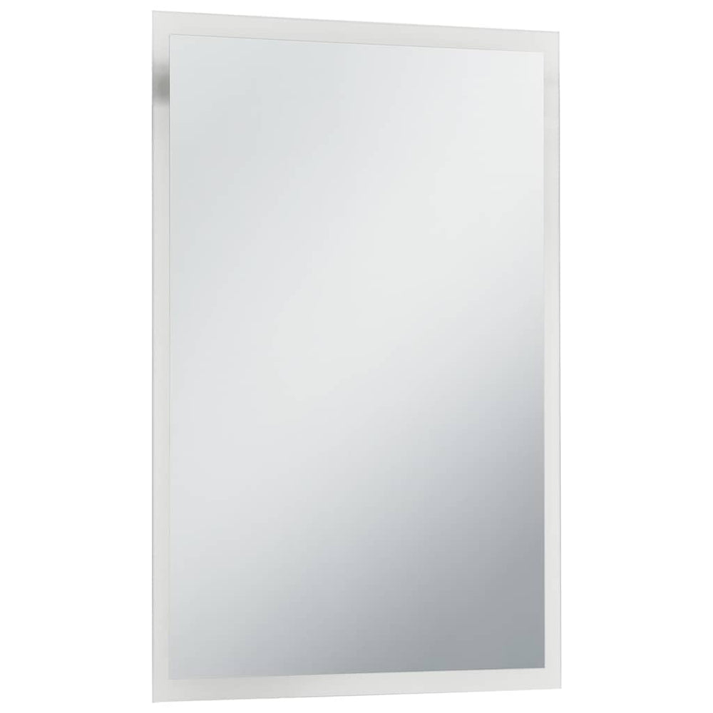 Sieninis vonios kambario veidrodis su LED, 60x80cm