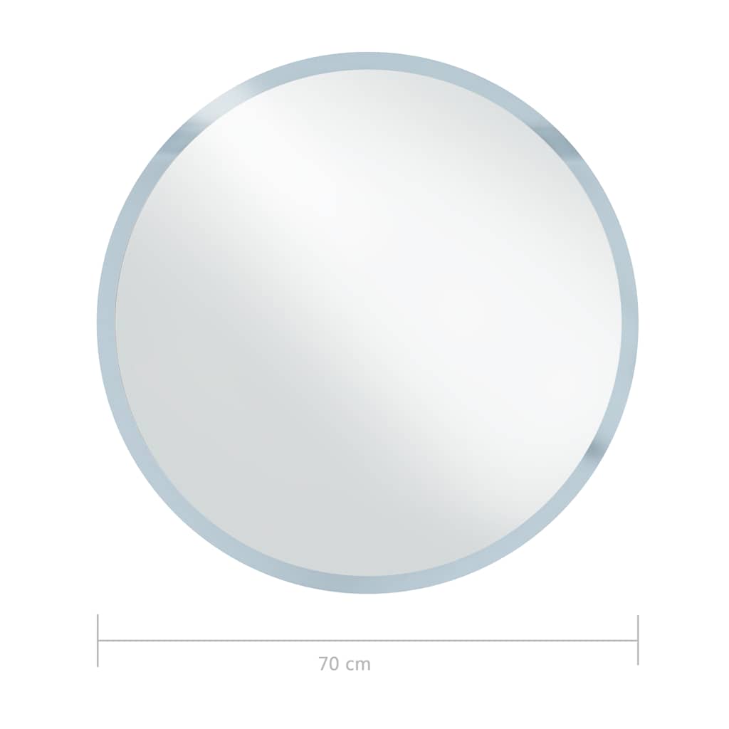 Vonios kambario veidrodis su LED, 70cm