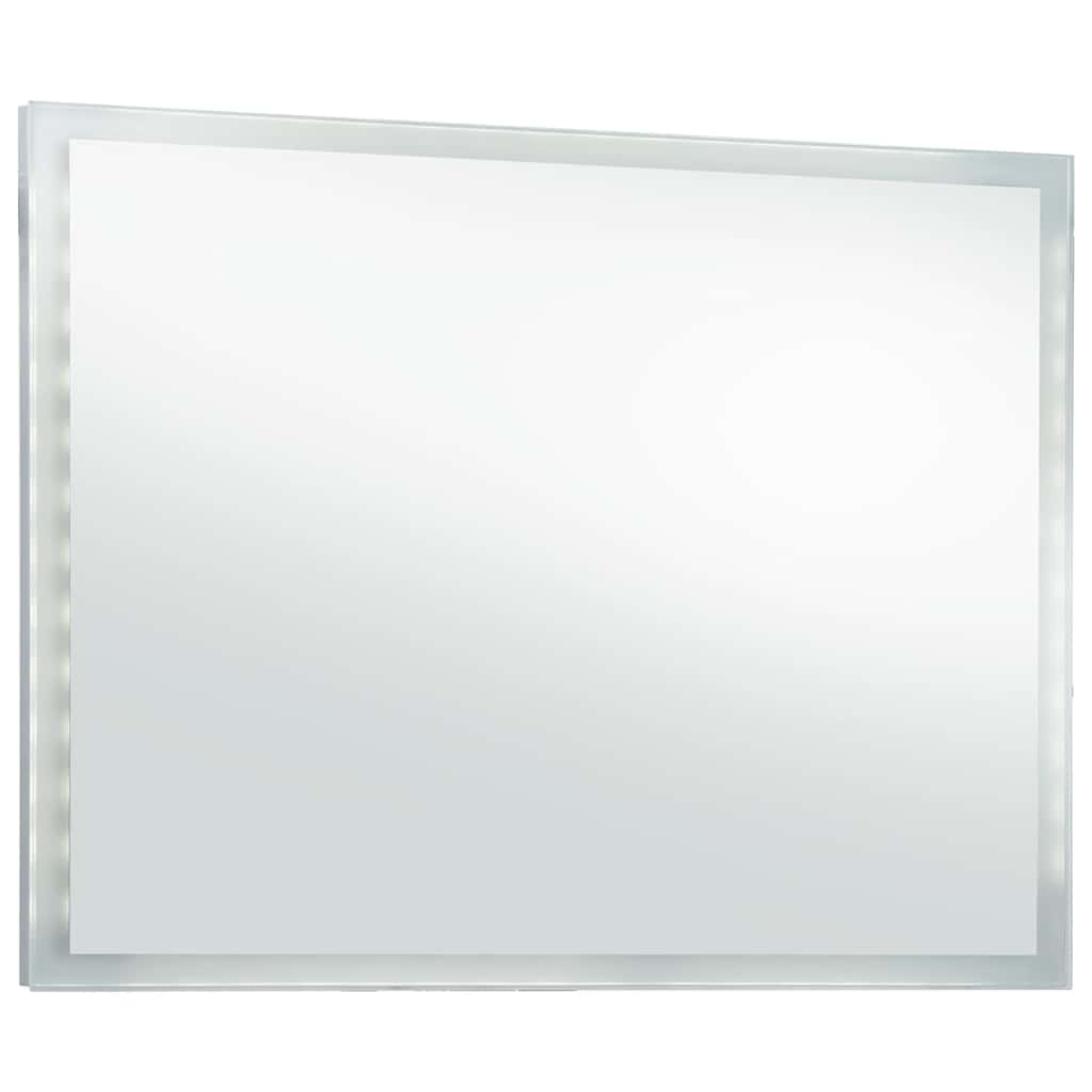 Sieninis vonios kambario veidrodis su LED, 100x60cm