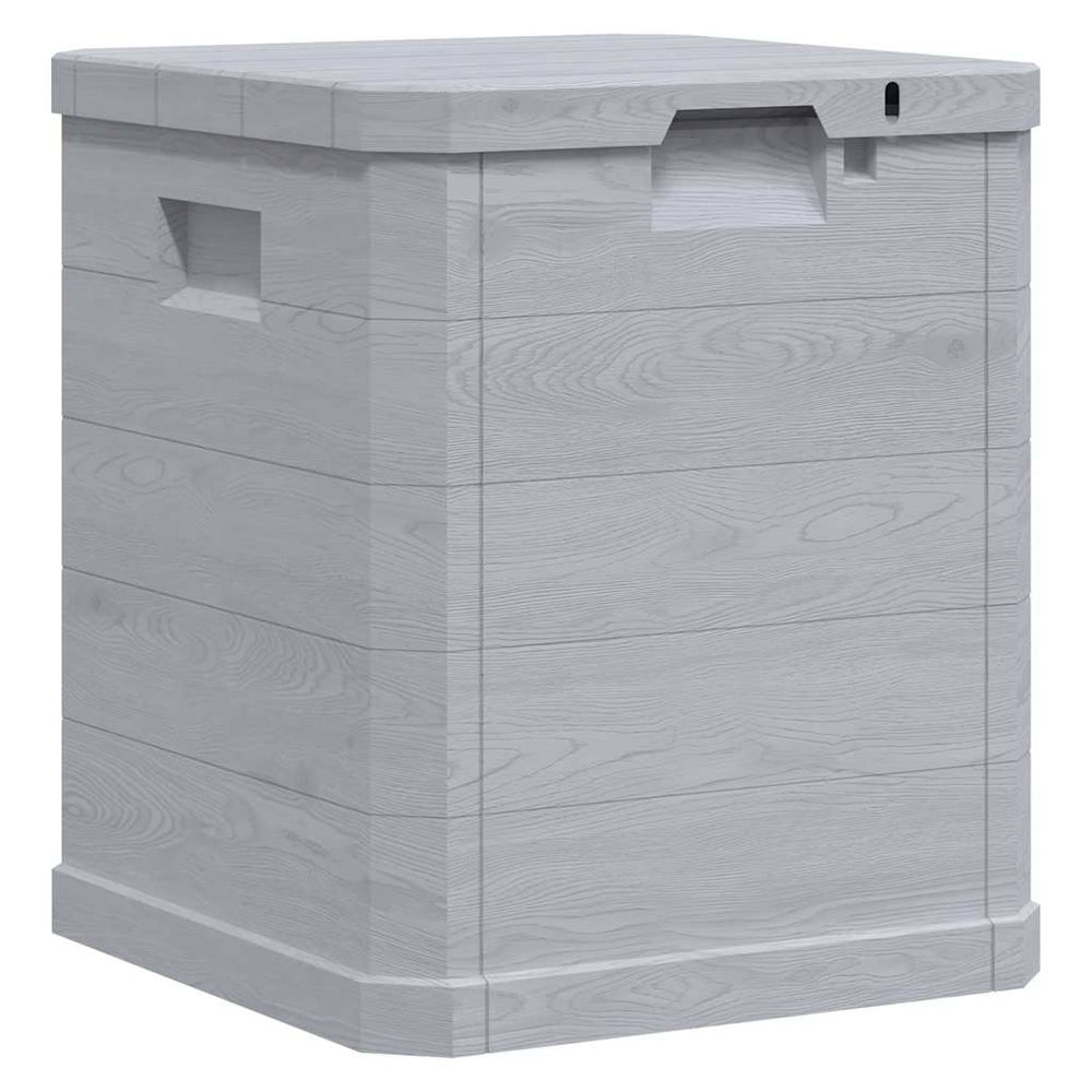 Garden storage box, light gray, 90 l