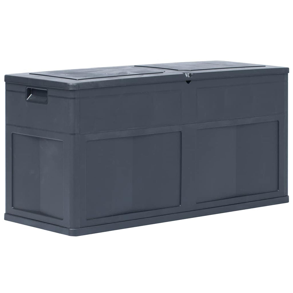 Garden storage box, black, 320 L