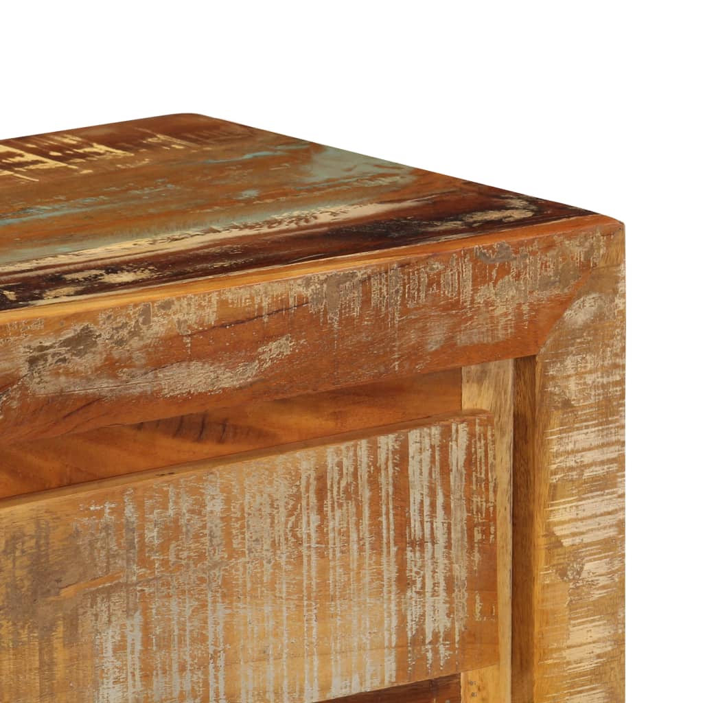 Sideboard, 120x30x75cm, solid reclaimed wood