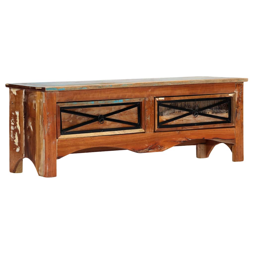 TV cabinet, 120x30x40cm, recycled solid wood