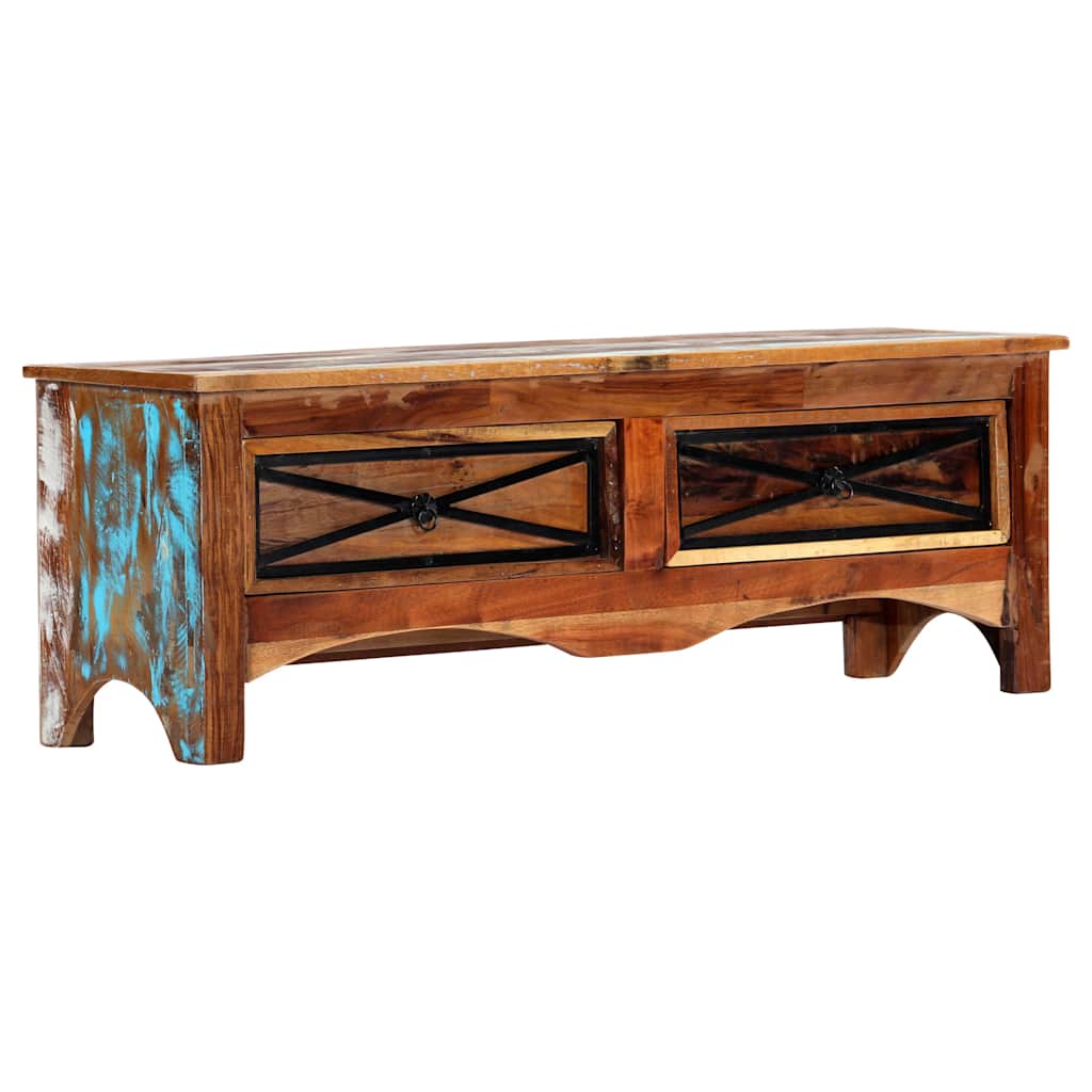 TV cabinet, 120x30x40cm, recycled solid wood