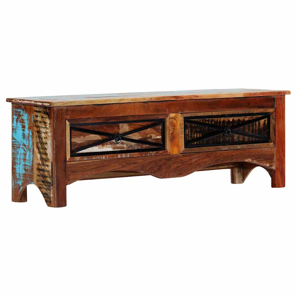 TV cabinet, 120x30x40cm, recycled solid wood