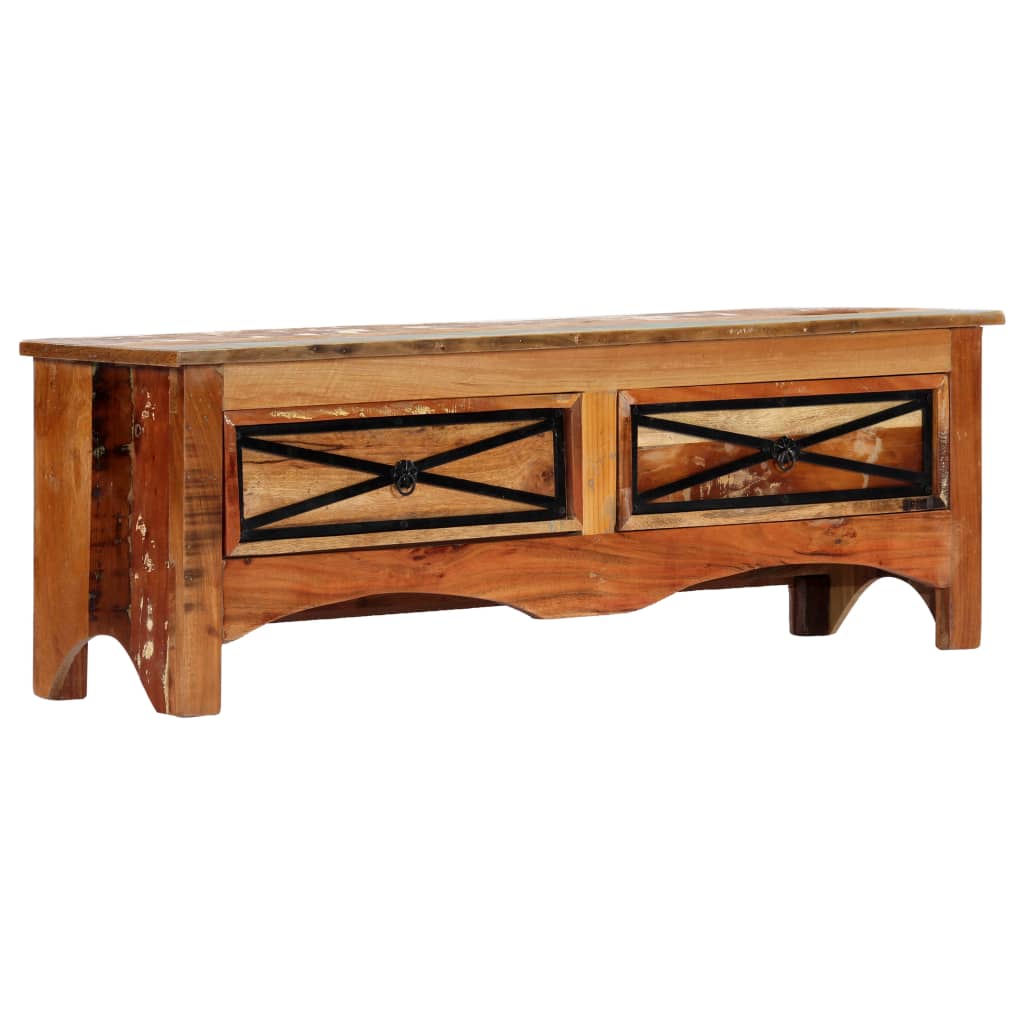 TV cabinet, 120x30x40cm, recycled solid wood