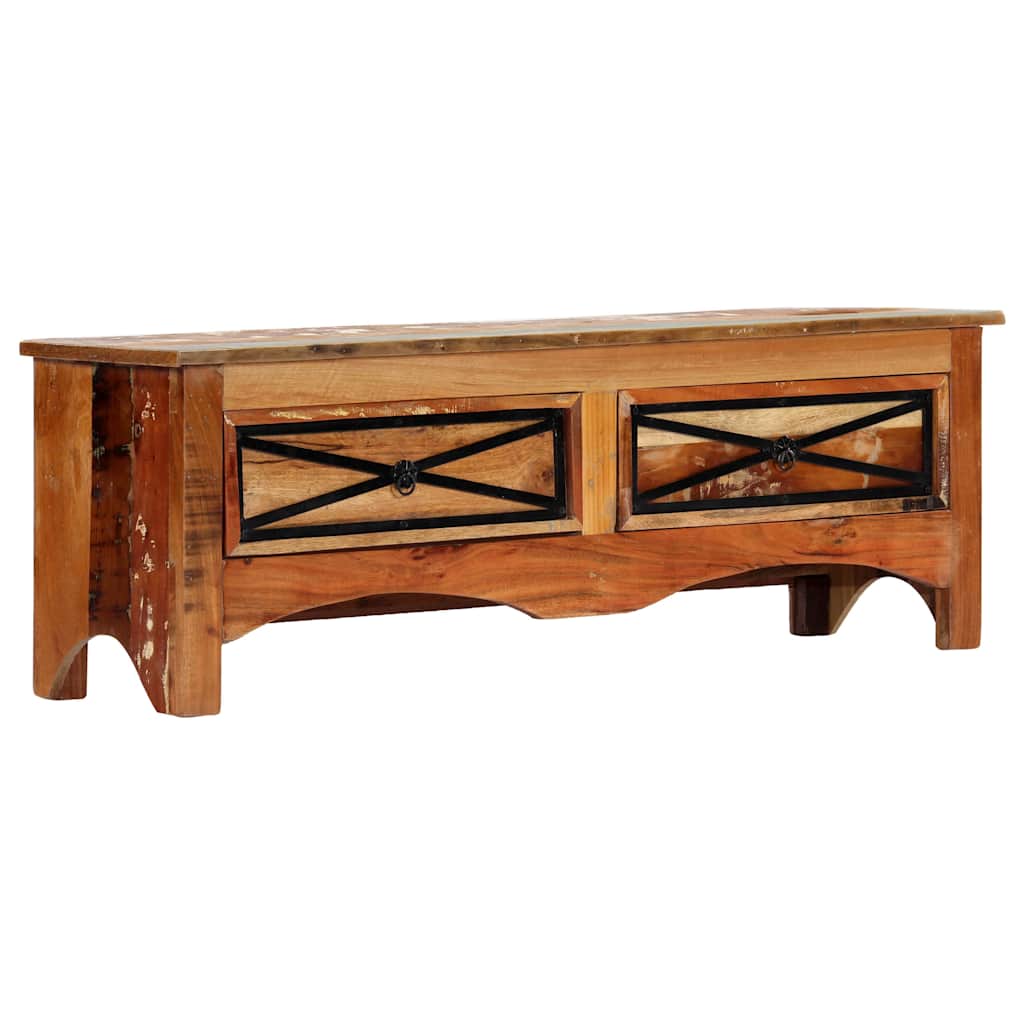 TV cabinet, 120x30x40cm, recycled solid wood
