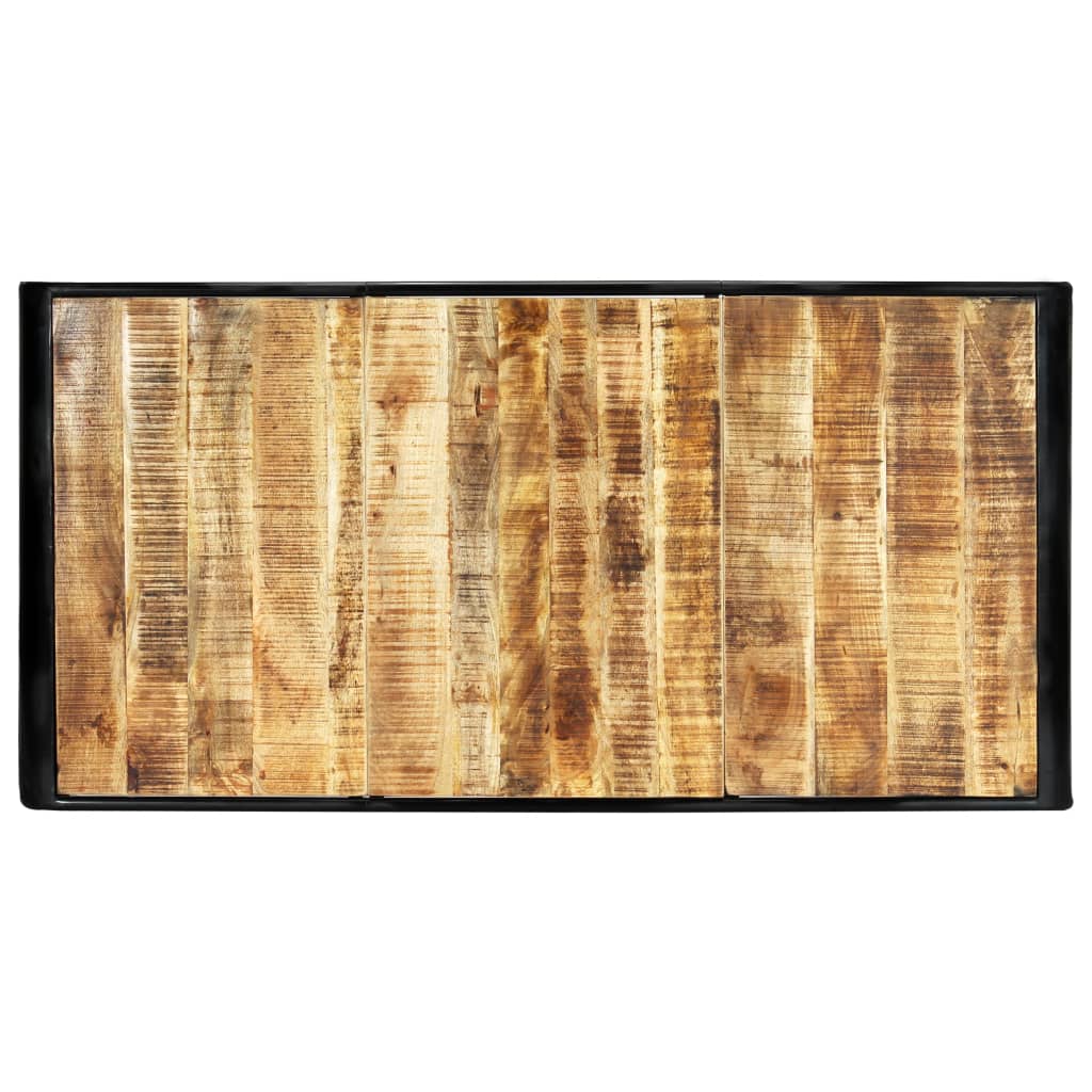 Dining table, 180x90x76cm, raw mango solid wood