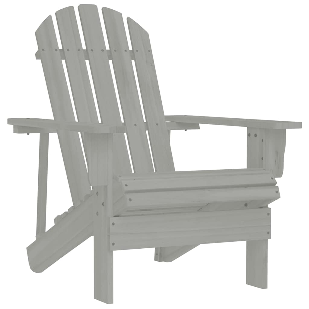 Garden chair, grey, wood