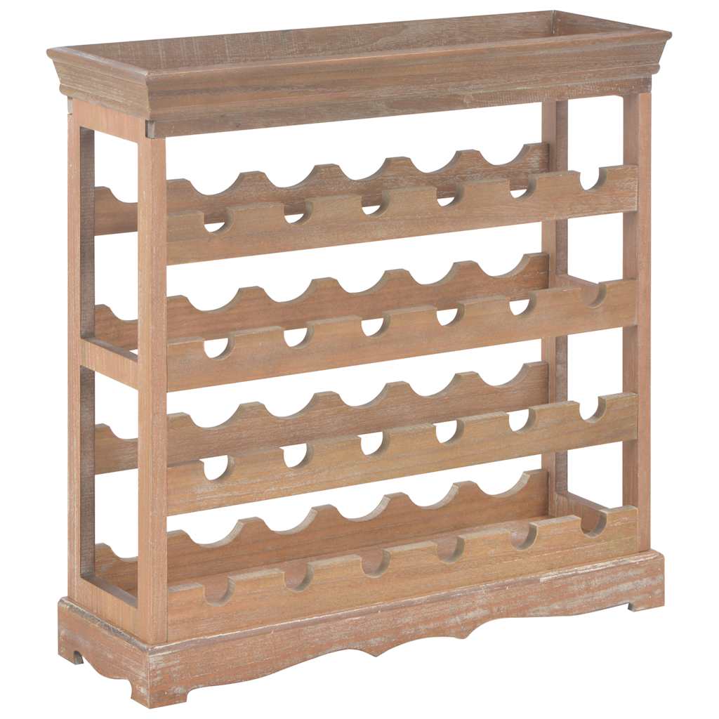 Vīna skapis, brūnā krāsā, 70x22,5x70,5cm, MDF