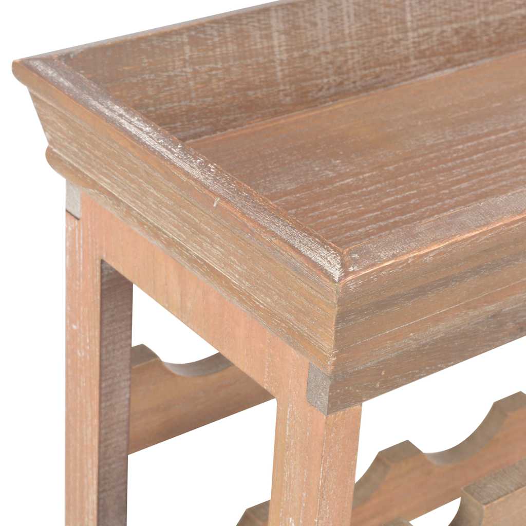 Vīna skapis, brūnā krāsā, 70x22,5x70,5cm, MDF