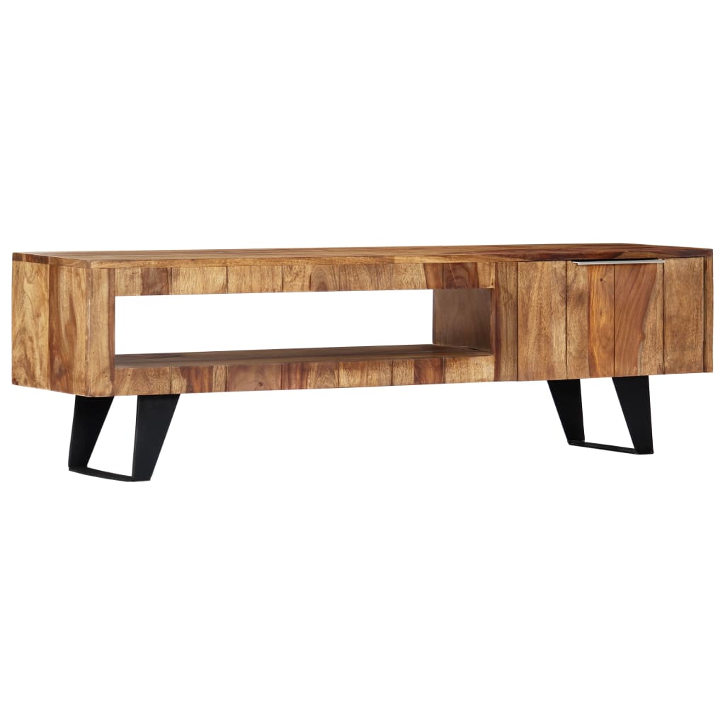 TV cabinet, 140x30x40cm, rosewood solid wood.