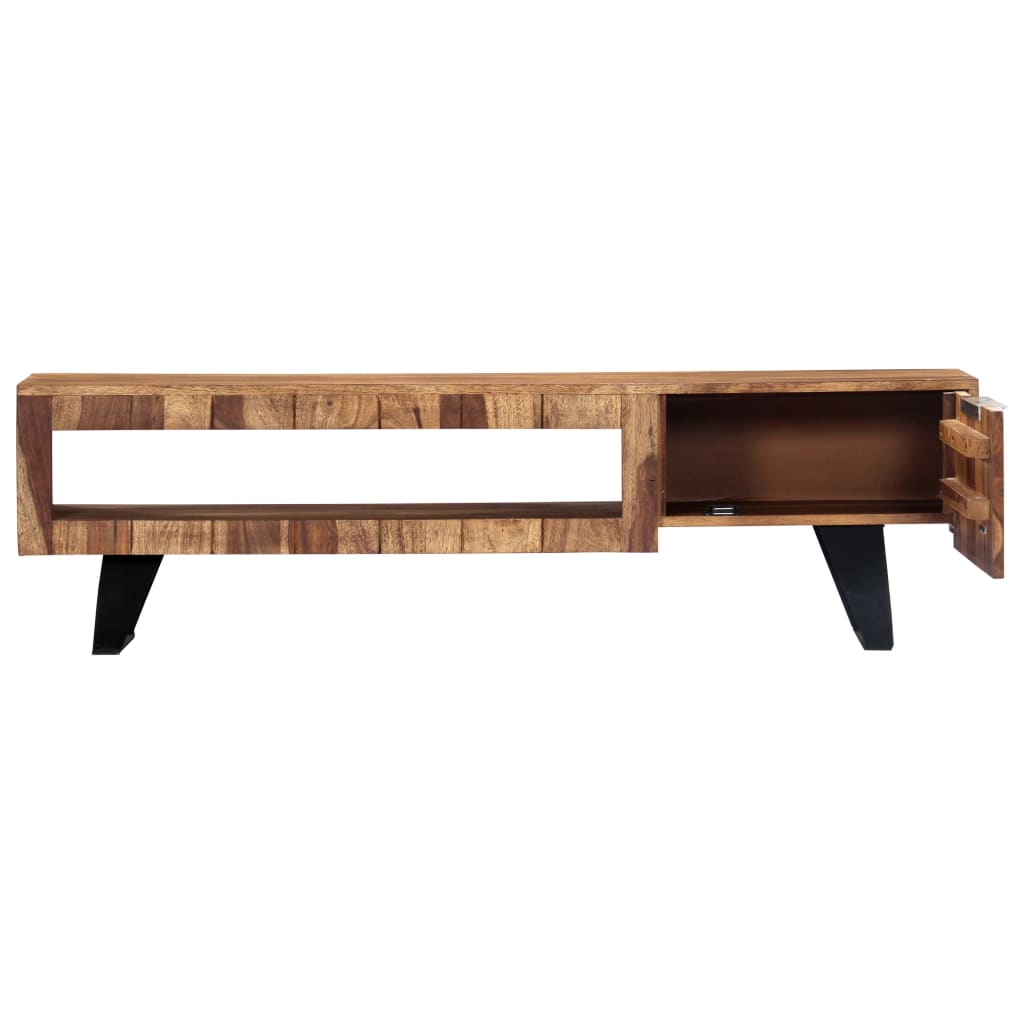 TV cabinet, 140x30x40cm, rosewood solid wood.